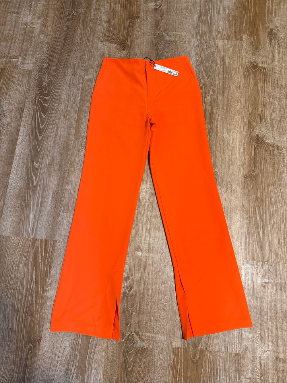 NWT Sanctuary Refine Trouser Pants Blood Orange Size 25 Wide Leg